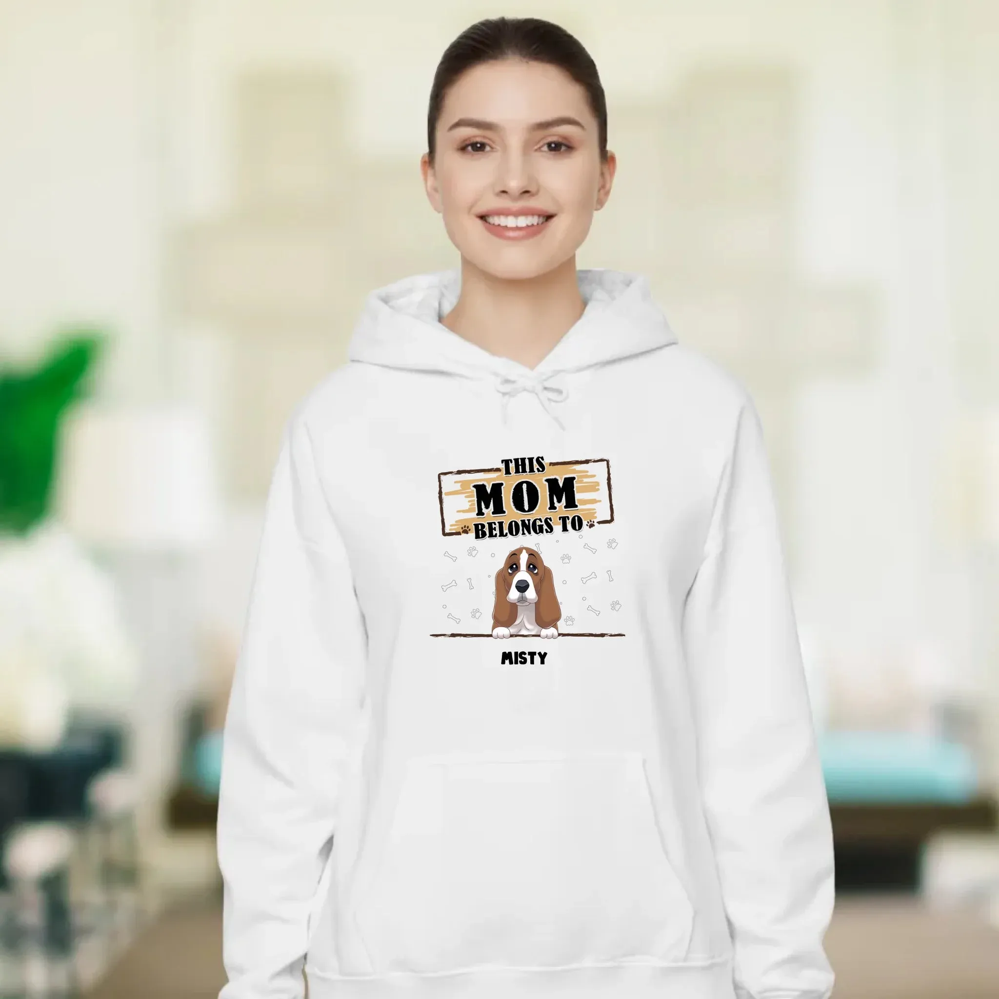 You Belong To Me - Custom Quote - Personalized Gifts for Dog Lovers - Unisex Sweater