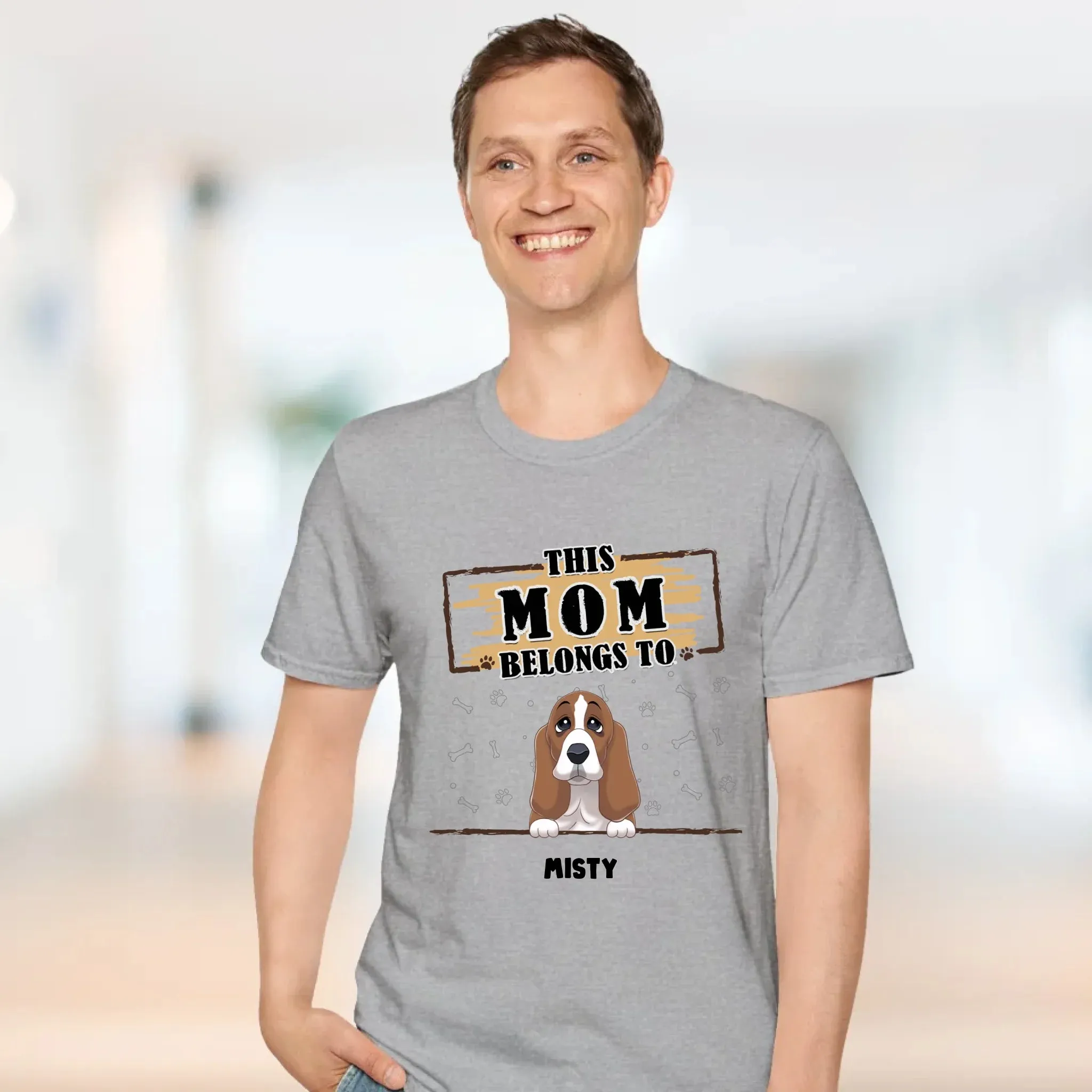 You Belong To Me - Custom Quote - Personalized Gifts for Dog Lovers - Unisex Sweater