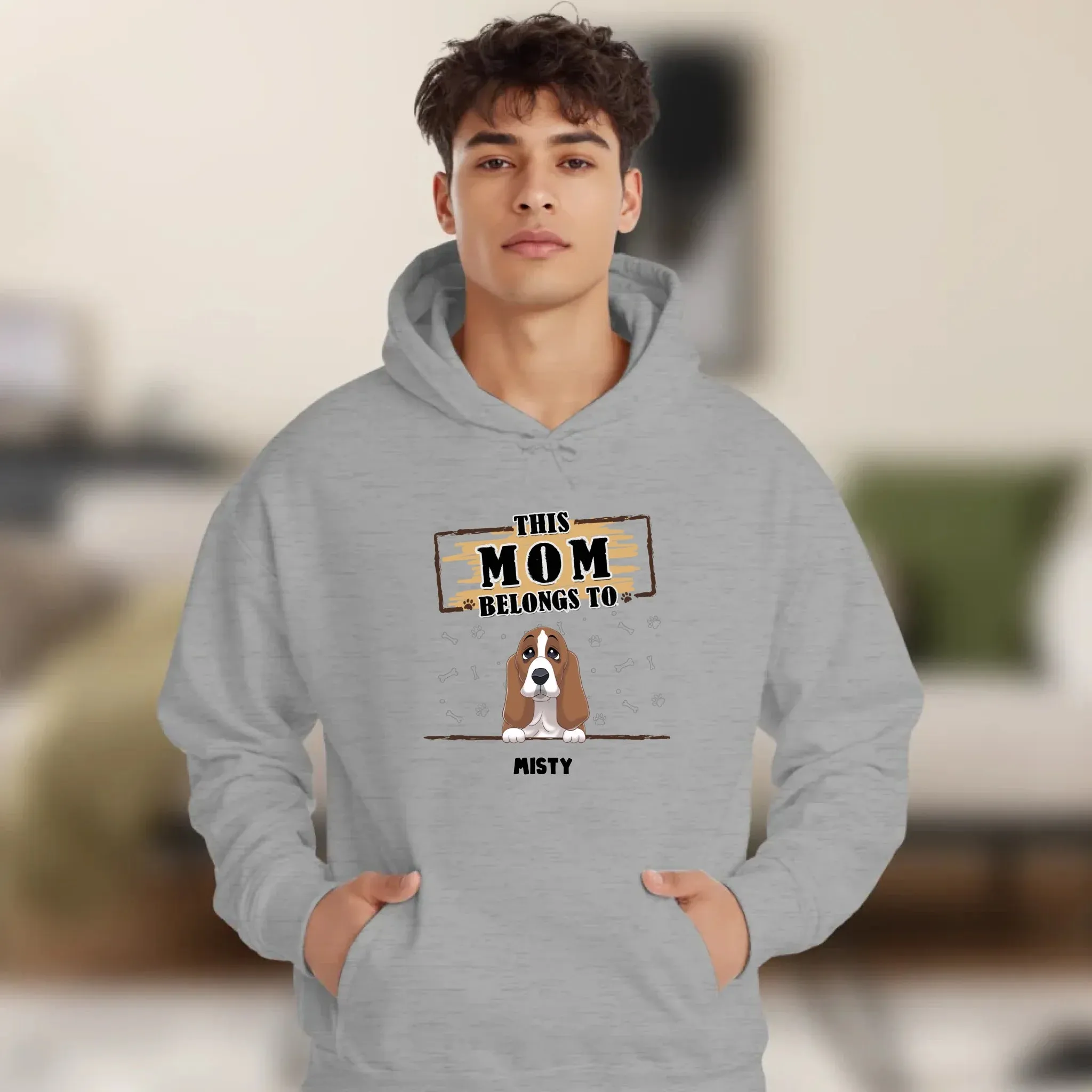 You Belong To Me - Custom Quote - Personalized Gifts for Dog Lovers - Unisex Sweater