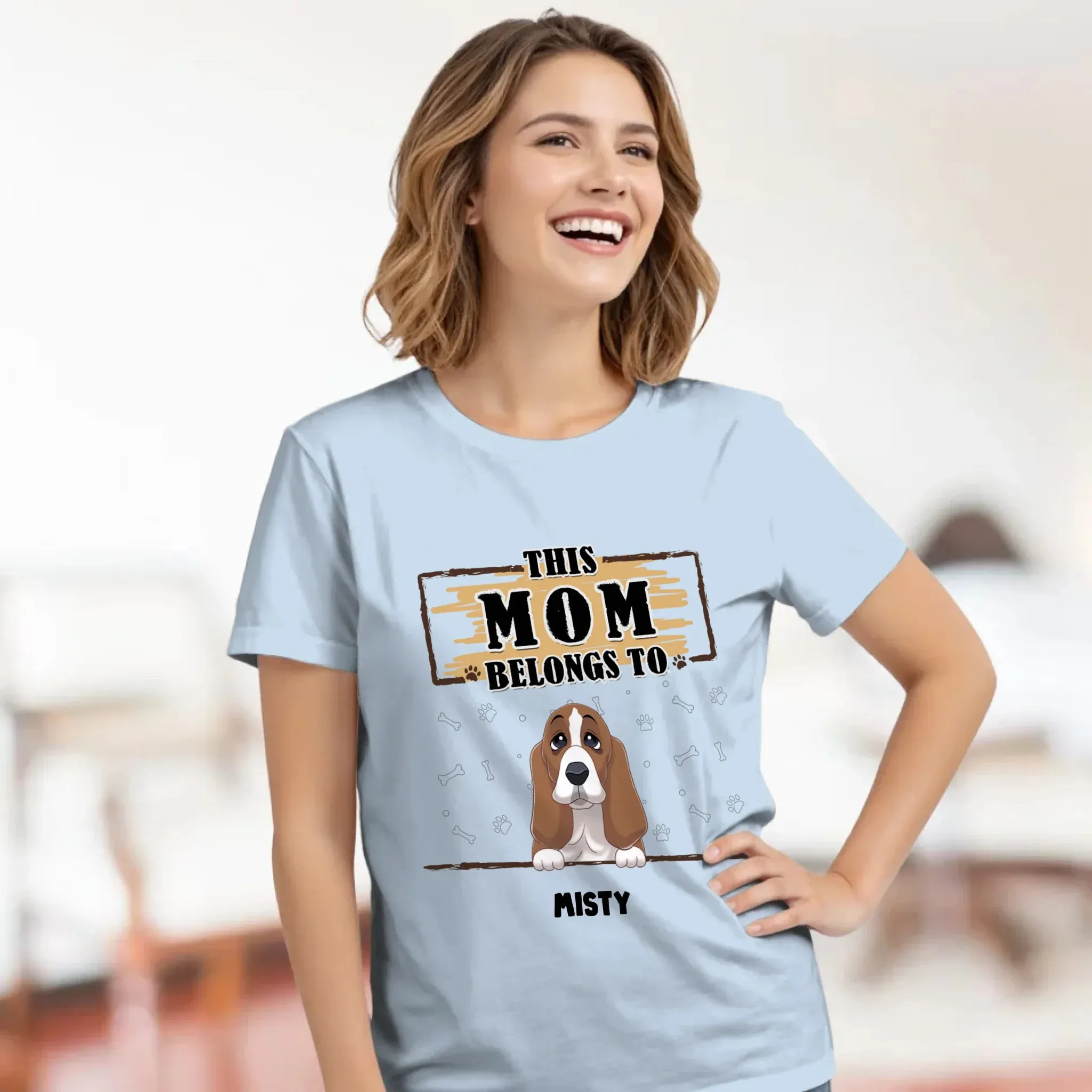 You Belong To Me - Custom Quote - Personalized Gifts for Dog Lovers - Unisex Sweater