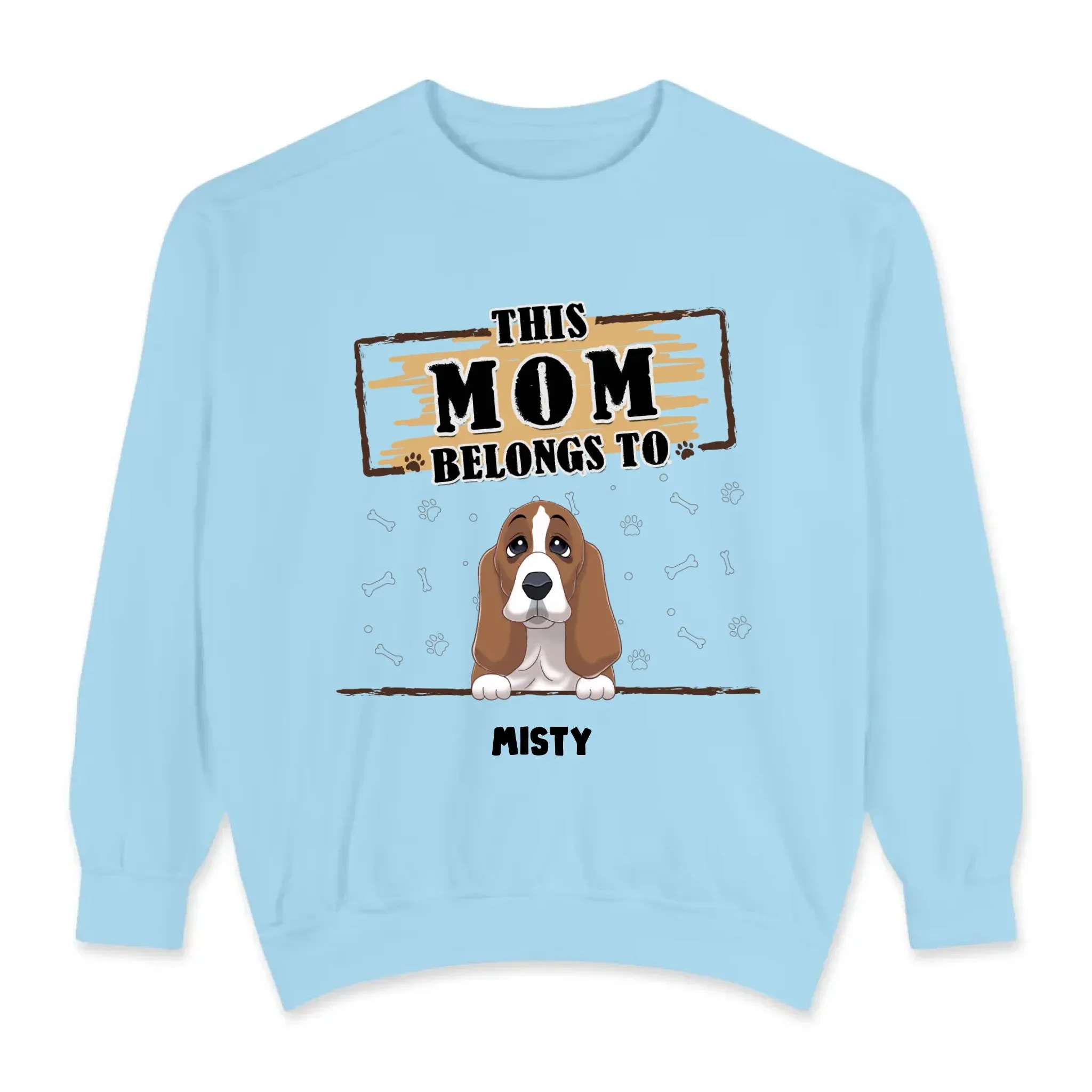 You Belong To Me - Custom Quote - Personalized Gifts for Dog Lovers - Unisex Sweater
