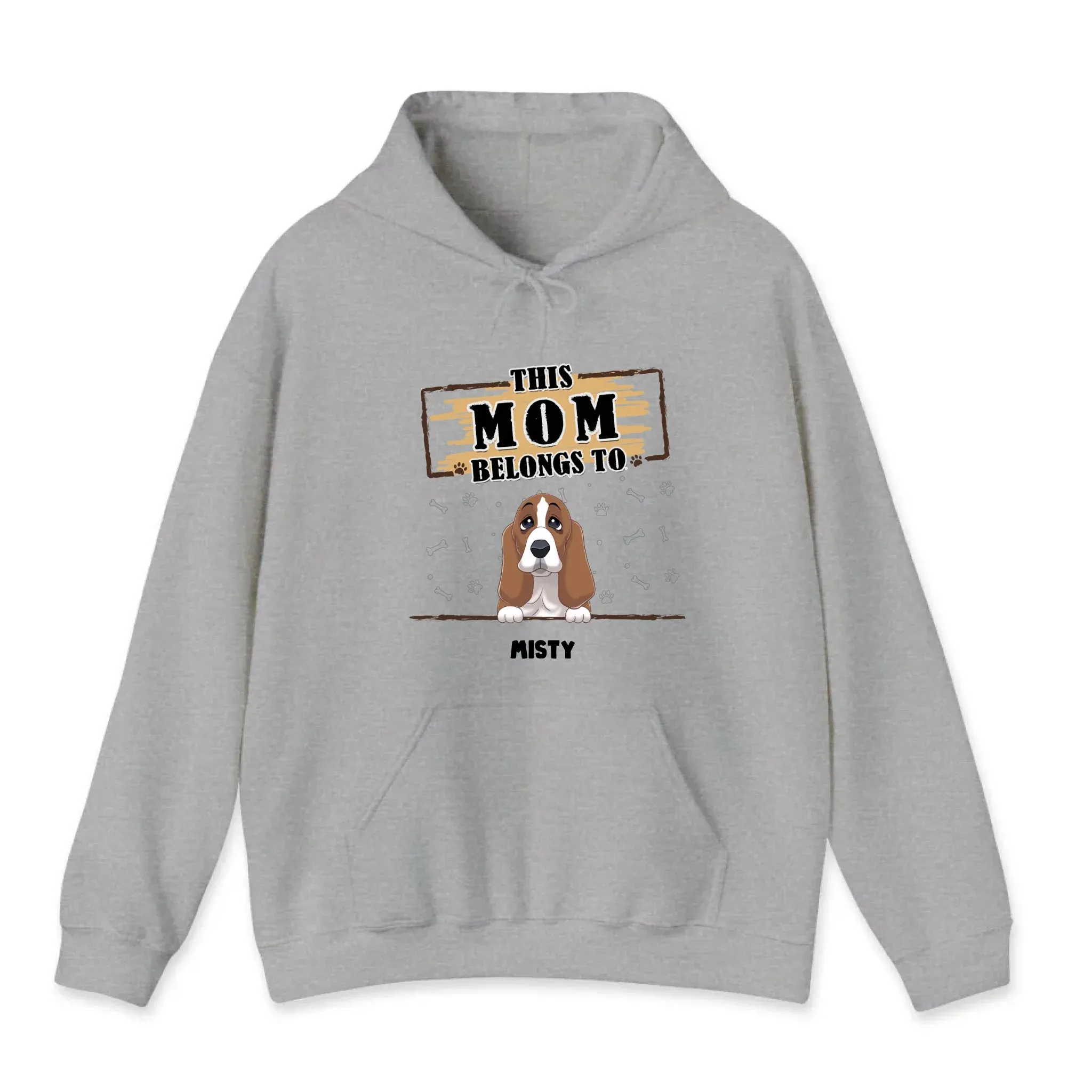 You Belong To Me - Custom Quote - Personalized Gifts for Dog Lovers - Unisex Sweater
