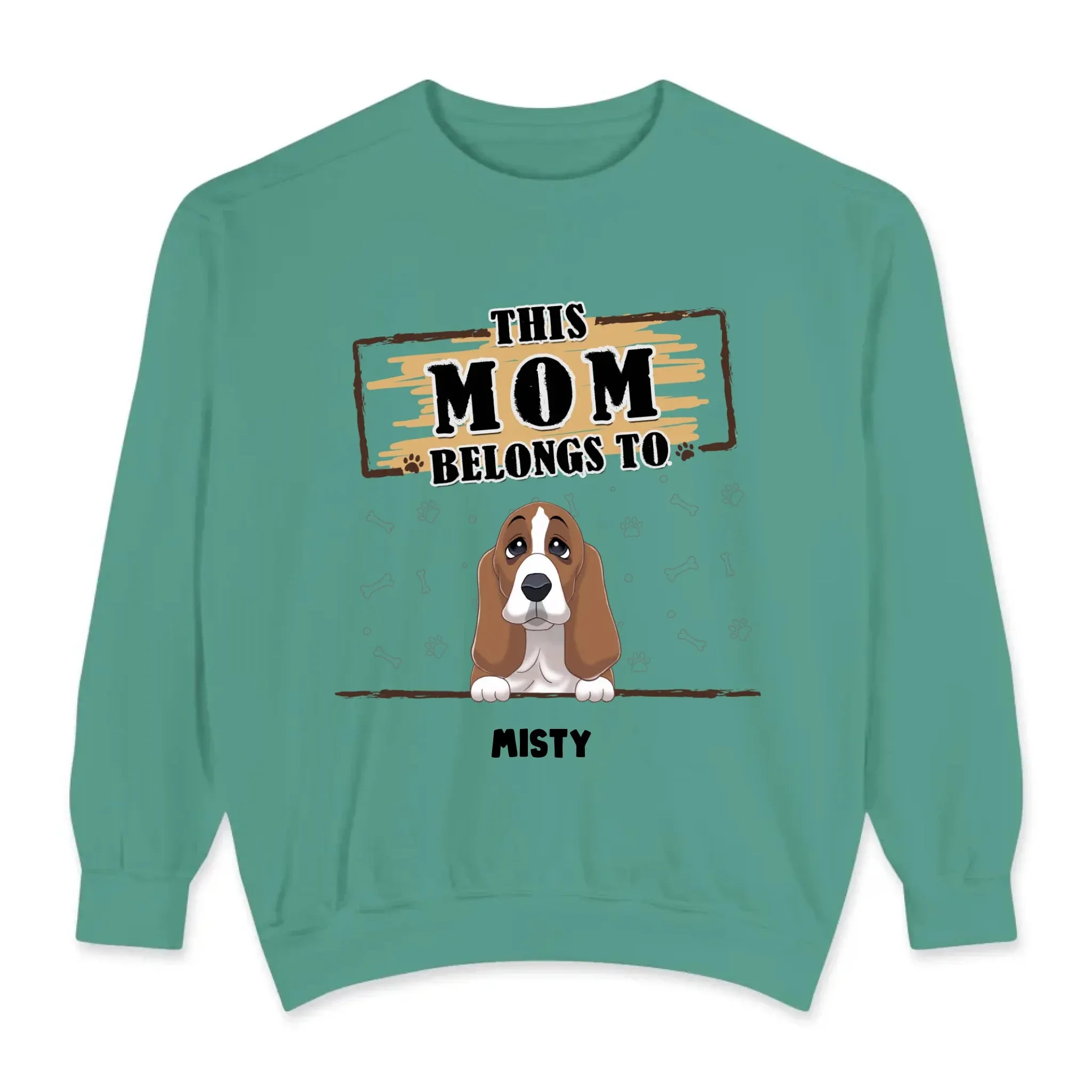 You Belong To Me - Custom Quote - Personalized Gifts for Dog Lovers - Unisex Sweater