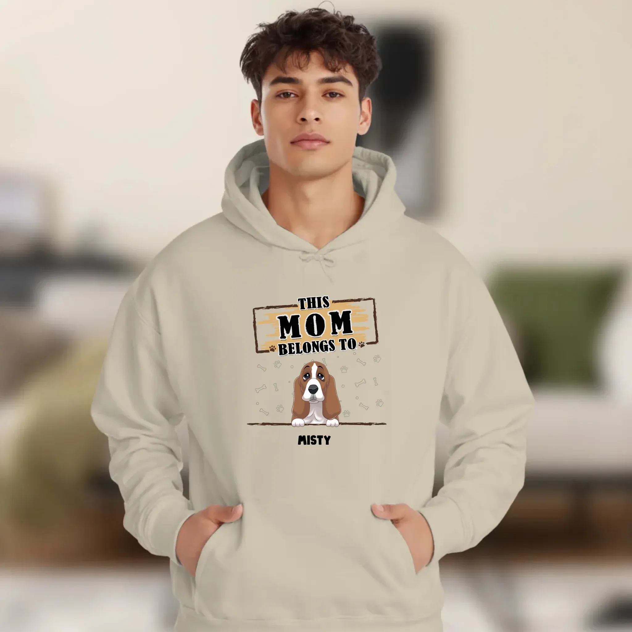 You Belong To Me - Custom Quote - Personalized Gifts for Dog Lovers - Unisex Sweater