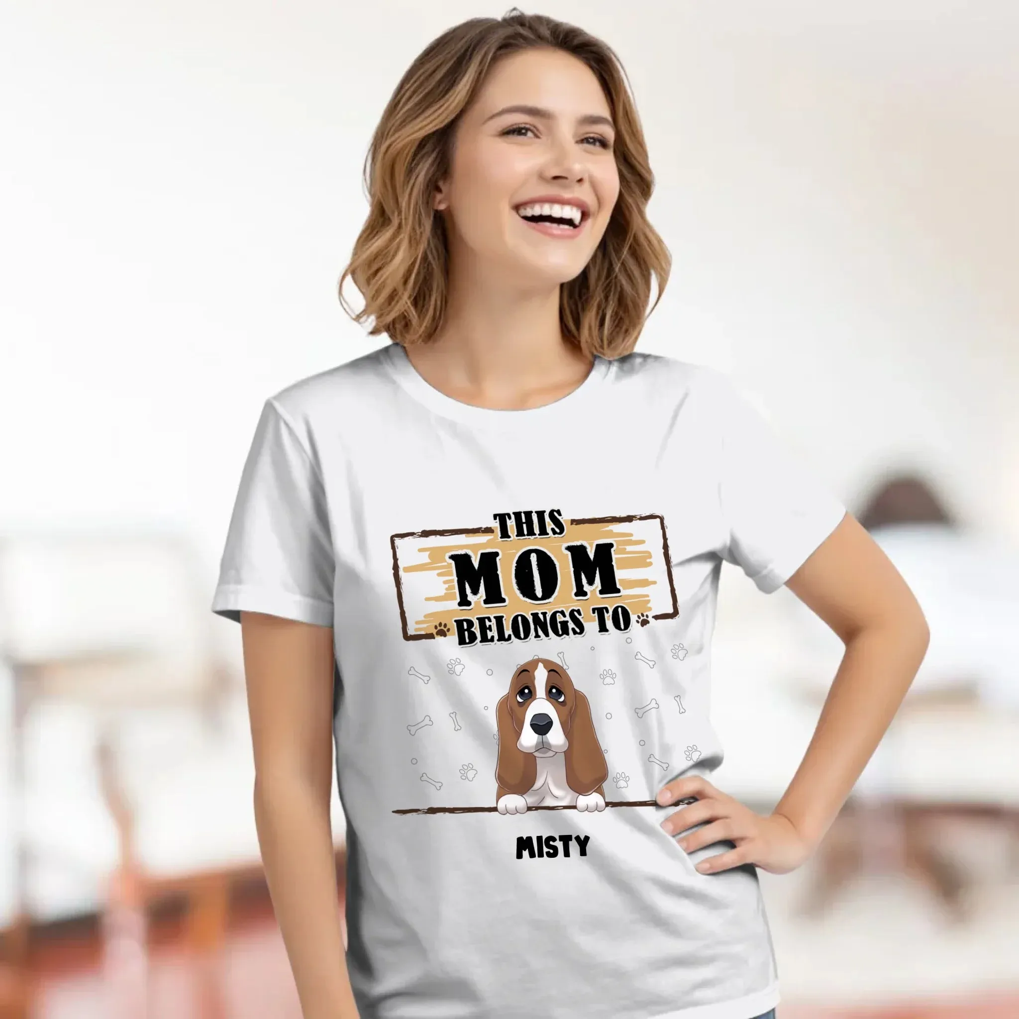 You Belong To Me - Custom Quote - Personalized Gifts for Dog Lovers - Unisex Sweater