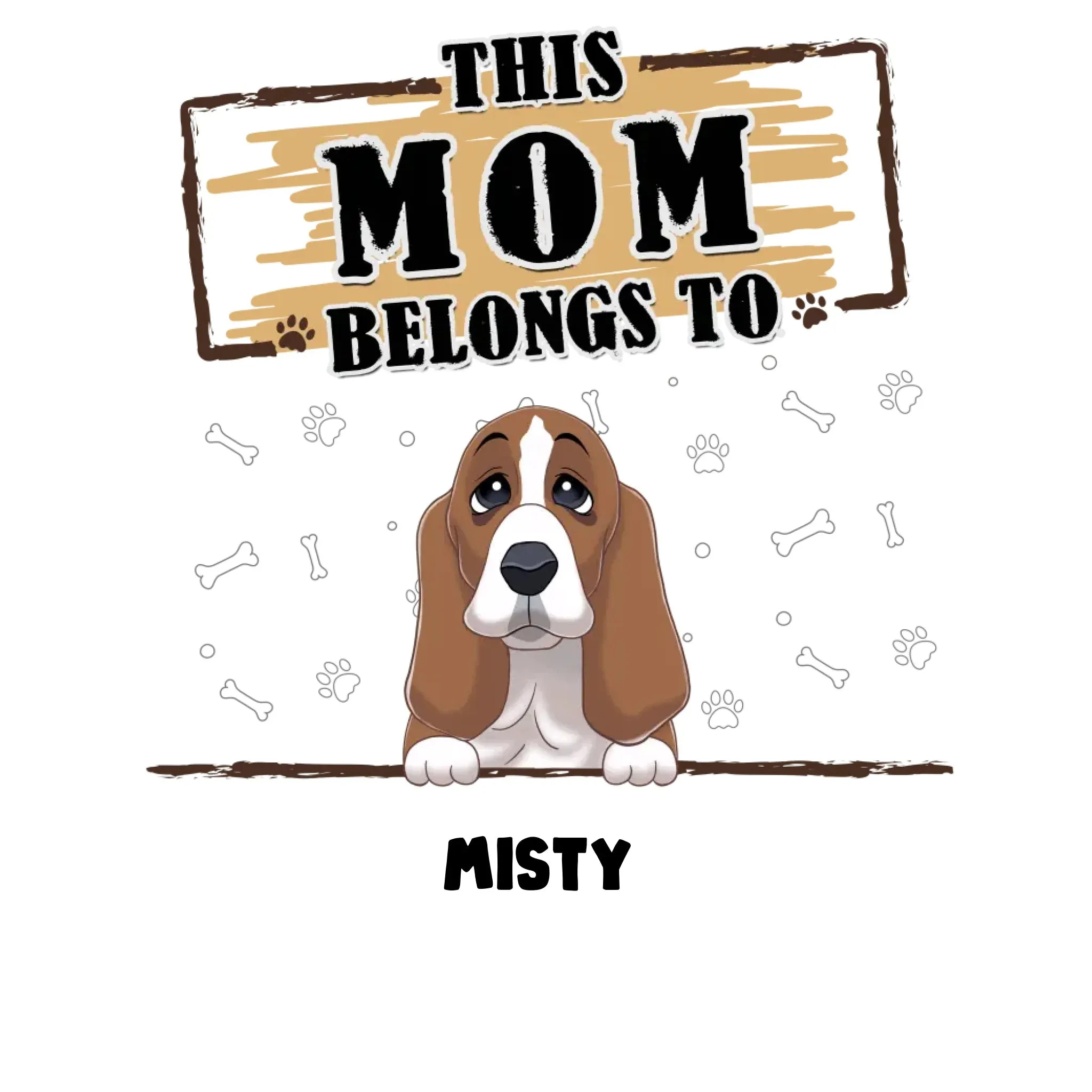 You Belong To Me - Custom Quote - Personalized Gifts for Dog Lovers - Unisex Sweater