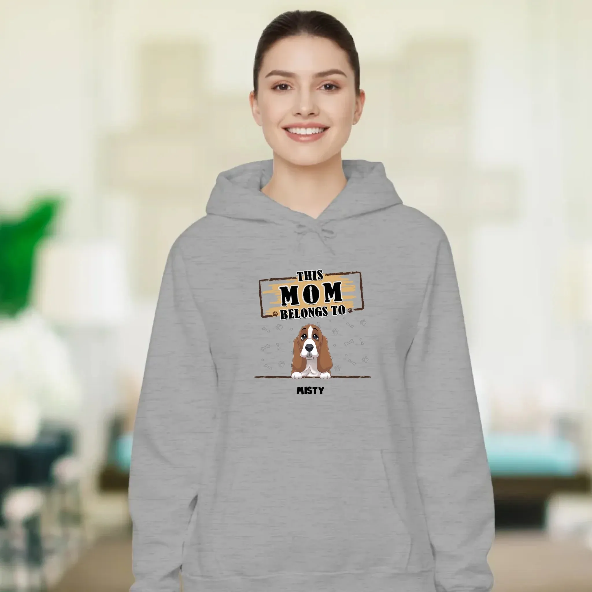 You Belong To Me - Custom Quote - Personalized Gifts for Dog Lovers - Unisex Sweater