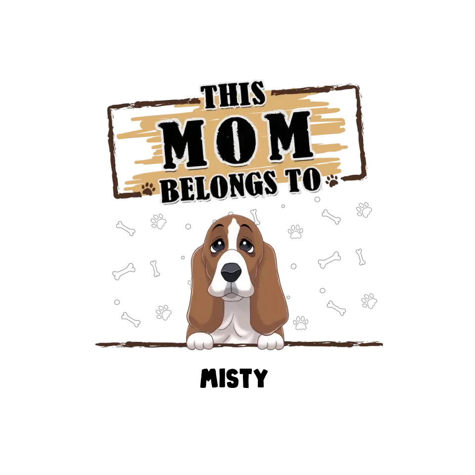 You Belong To Me - Custom Quote - Personalized Gifts for Dog Lovers - Unisex Sweater