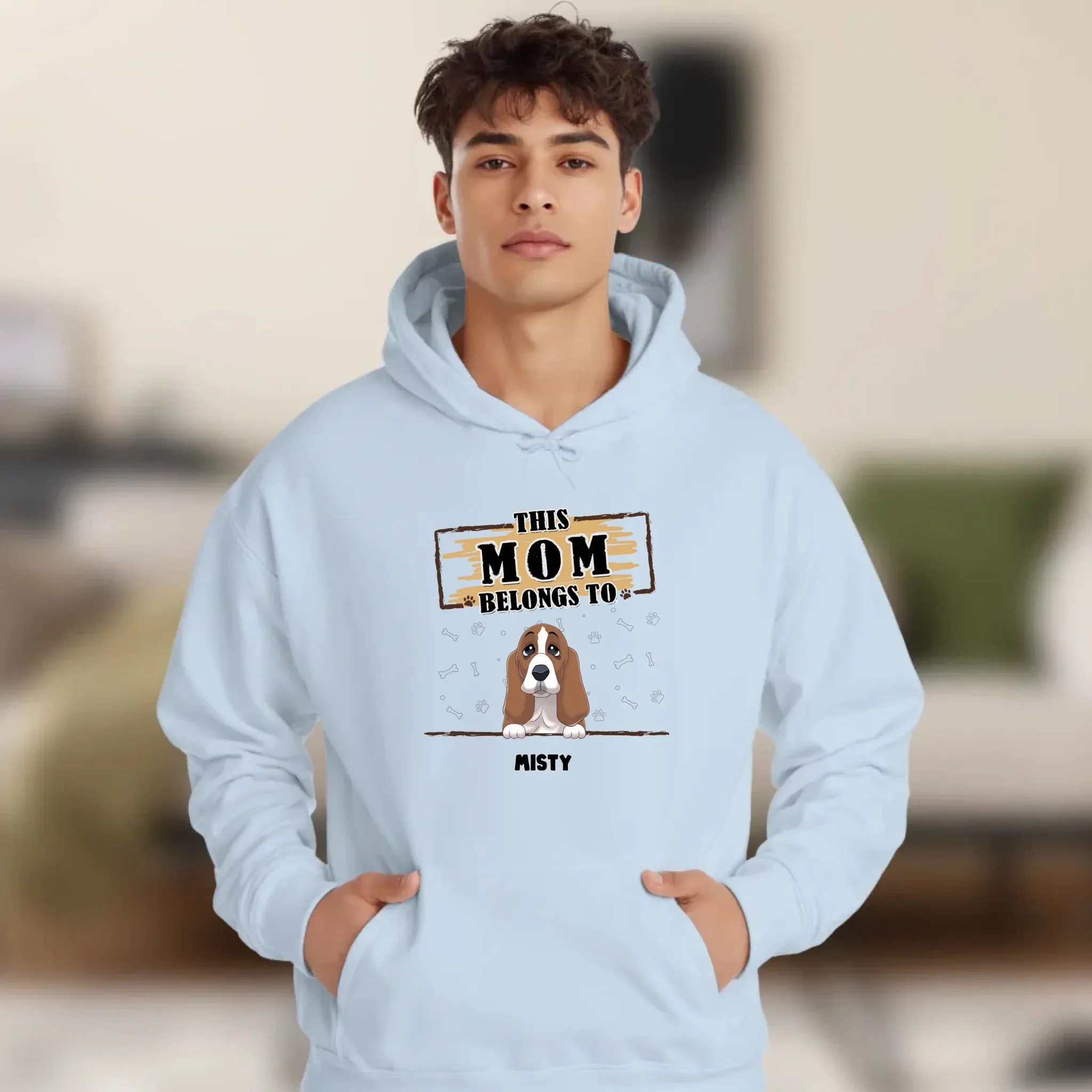 You Belong To Me - Custom Quote - Personalized Gifts for Dog Lovers - Unisex Sweater