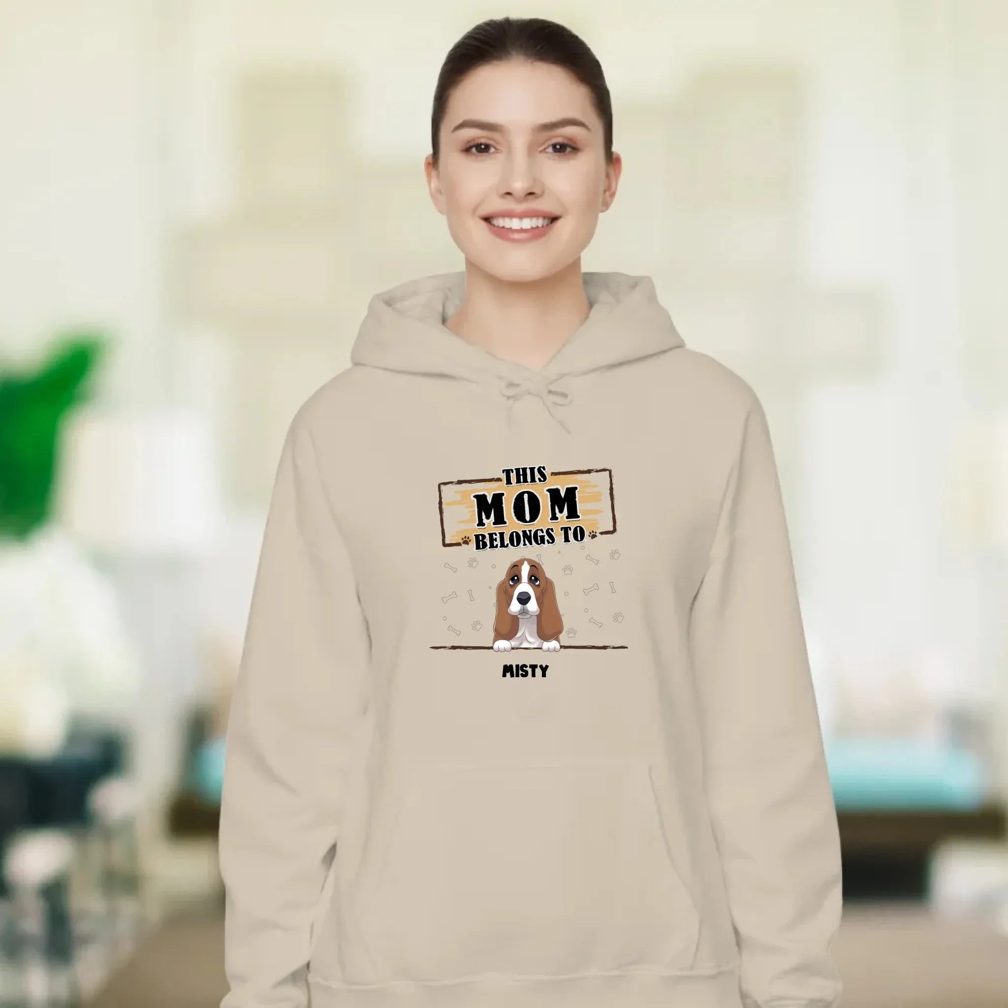 You Belong To Me - Custom Quote - Personalized Gifts for Dog Lovers - Unisex Sweater