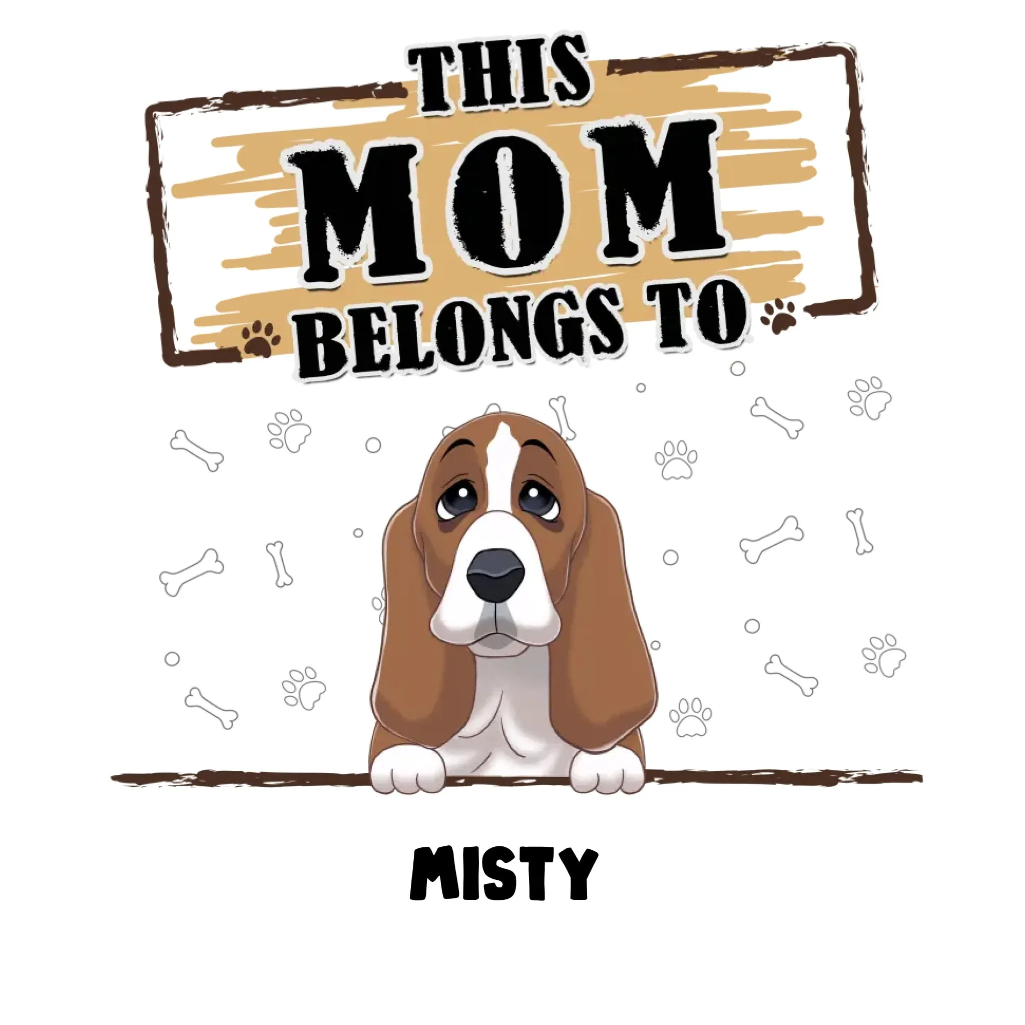 You Belong To Me - Custom Quote - Personalized Gifts for Dog Lovers - Unisex Sweater