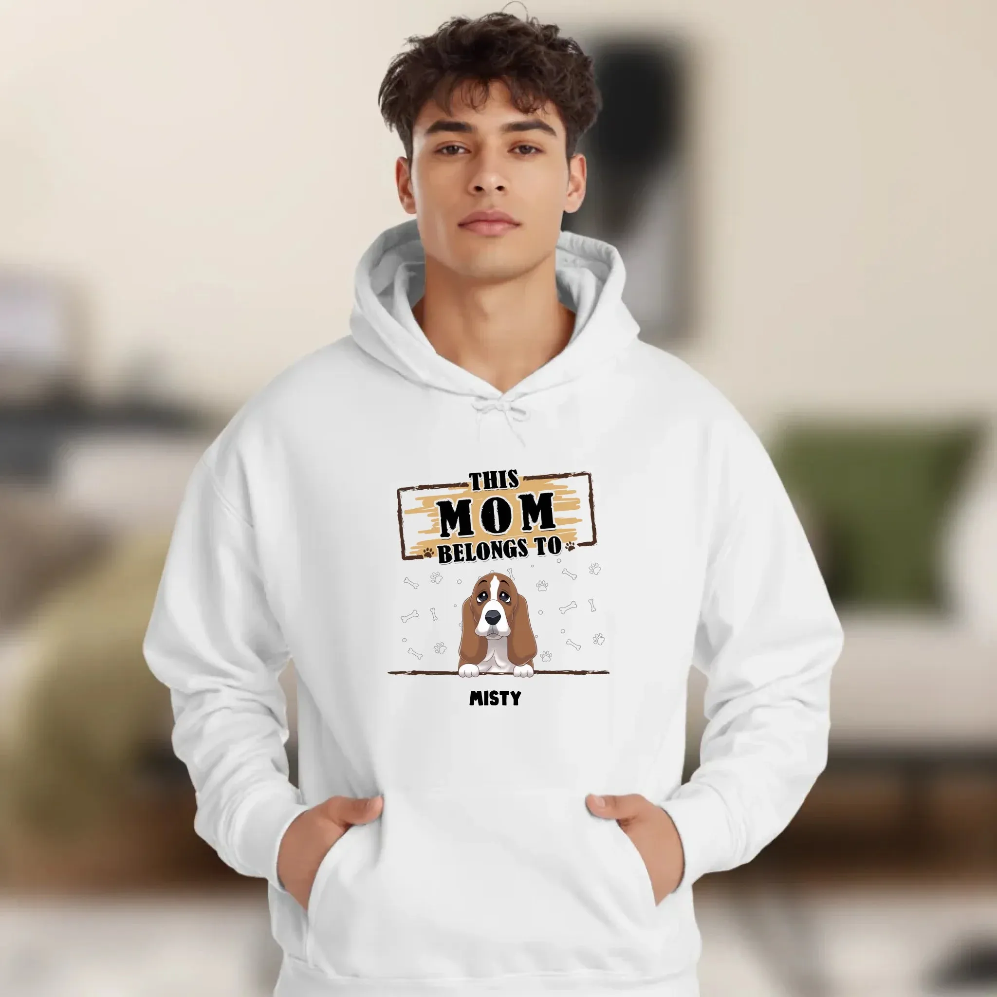 You Belong To Me - Custom Quote - Personalized Gifts for Dog Lovers - Unisex Sweater
